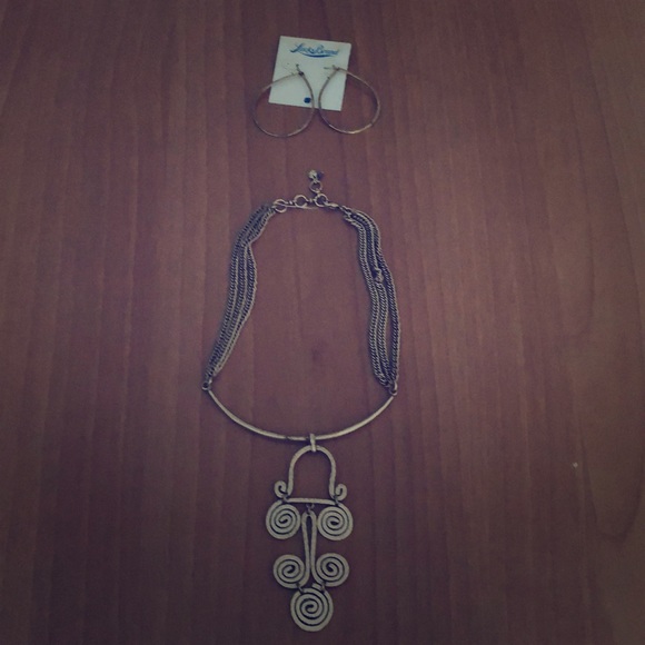Lucky Brand Jewelry - Lucky brand earrings and necklace set